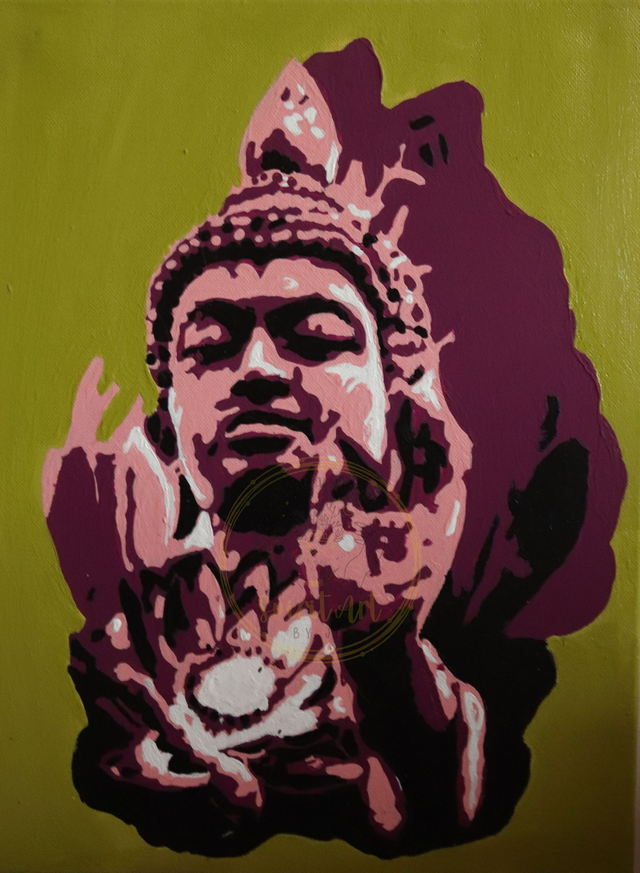 Buddah &amp; Lotus Flower