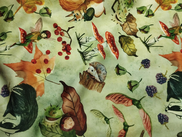 Robe Lindy Bop Green Woodland Fairy Forest T46/48