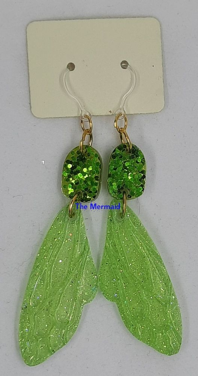 resin oorbellen vleugels (verschillende setjes verkrijgbaar)