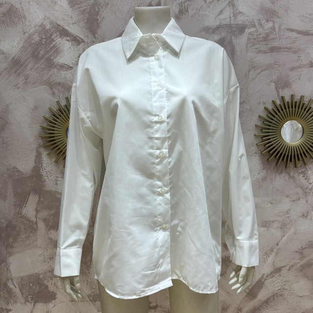 Camisa blanca oversize