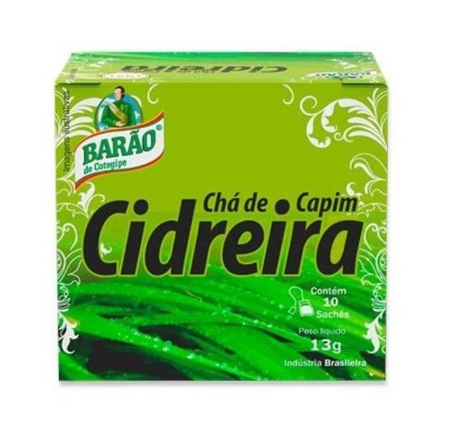 Chá de Cidreira 10 sachês Barão