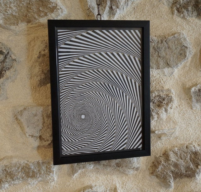 Golden Number Black &amp; White - A4  Encadré