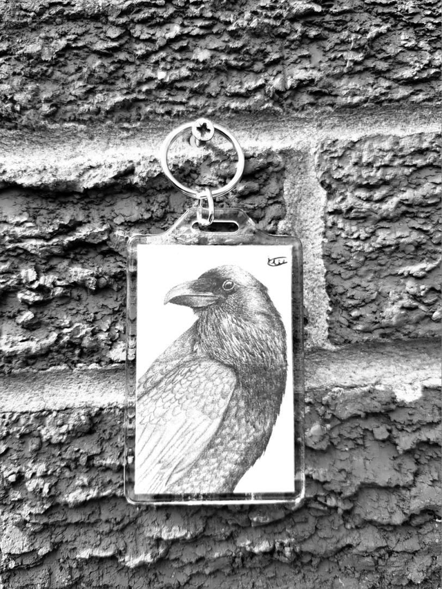 Raven Keyring