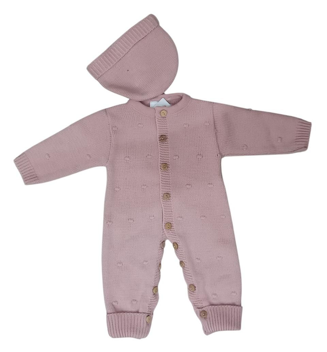 Combi et bonnet tricot 