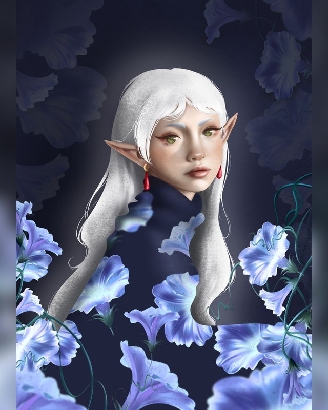 Ilustración Frieren Inspired 