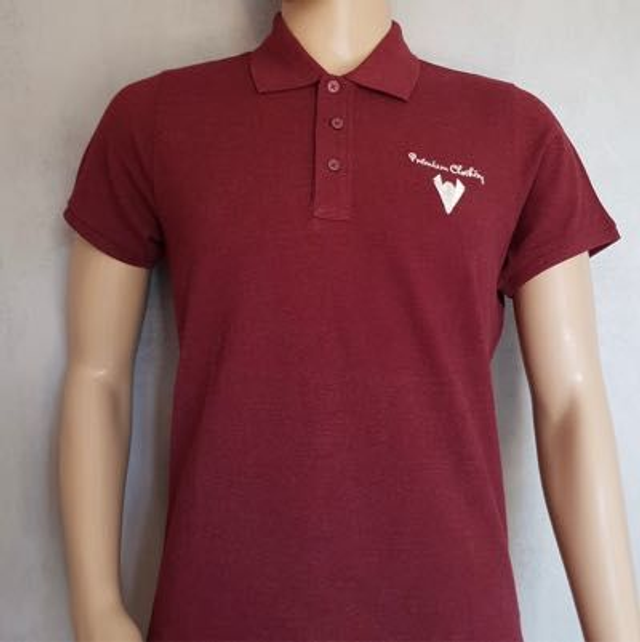 Polo Rouge Bordeau Premium Clothing 