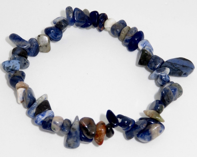Bracelet baroque en Sodalite