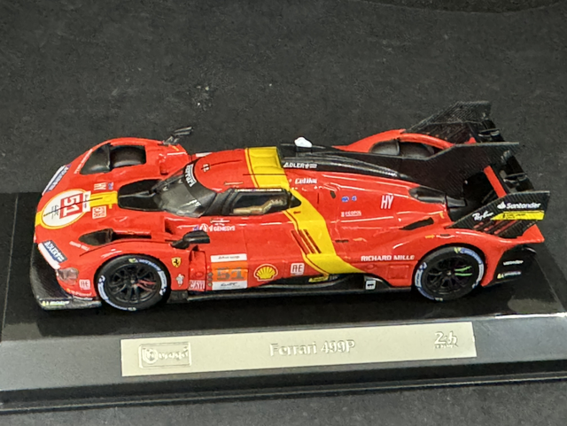Ferrari 499P winner Le Mans 2023 1:43 Bburago