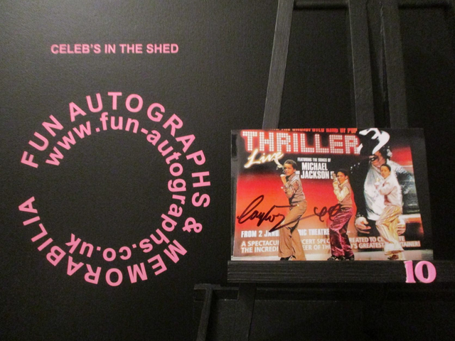 Layton Williams Authentic Autographed Thriller 6x4 Photograph (10)