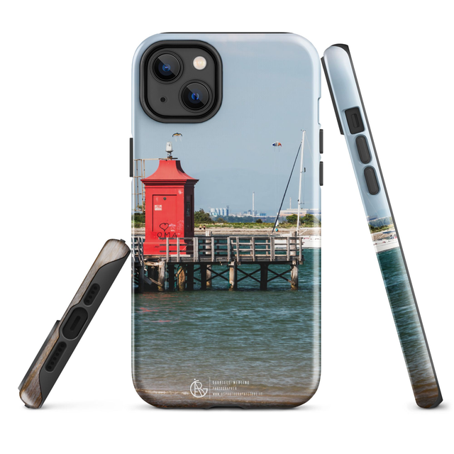 Cover iPhone rigida lighthouse boat