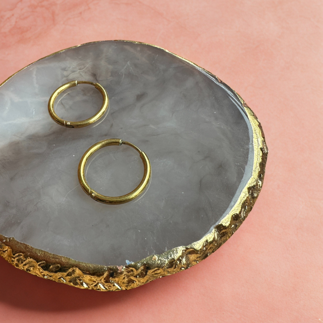 Créoles dorées - Rondes 20 mm