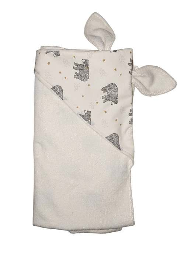 Cape de bain bébé doublée