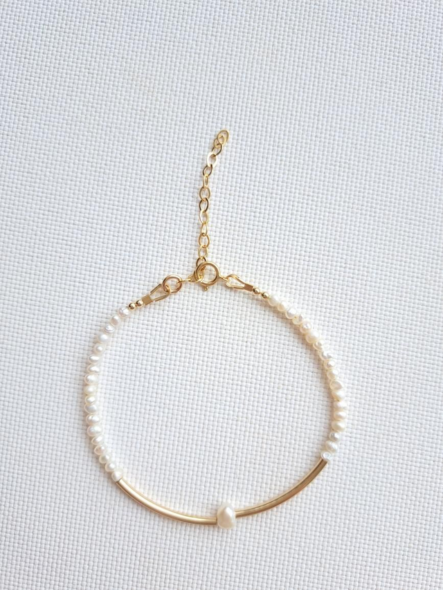 NAÏA gold-filled - perles d'eau douce - bracelet