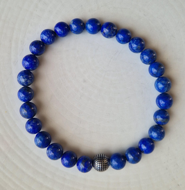 Bracelet Homme LAPIS LAZULI 8mm