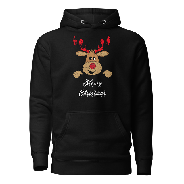 Felpa unisex con cappuccio renna 02