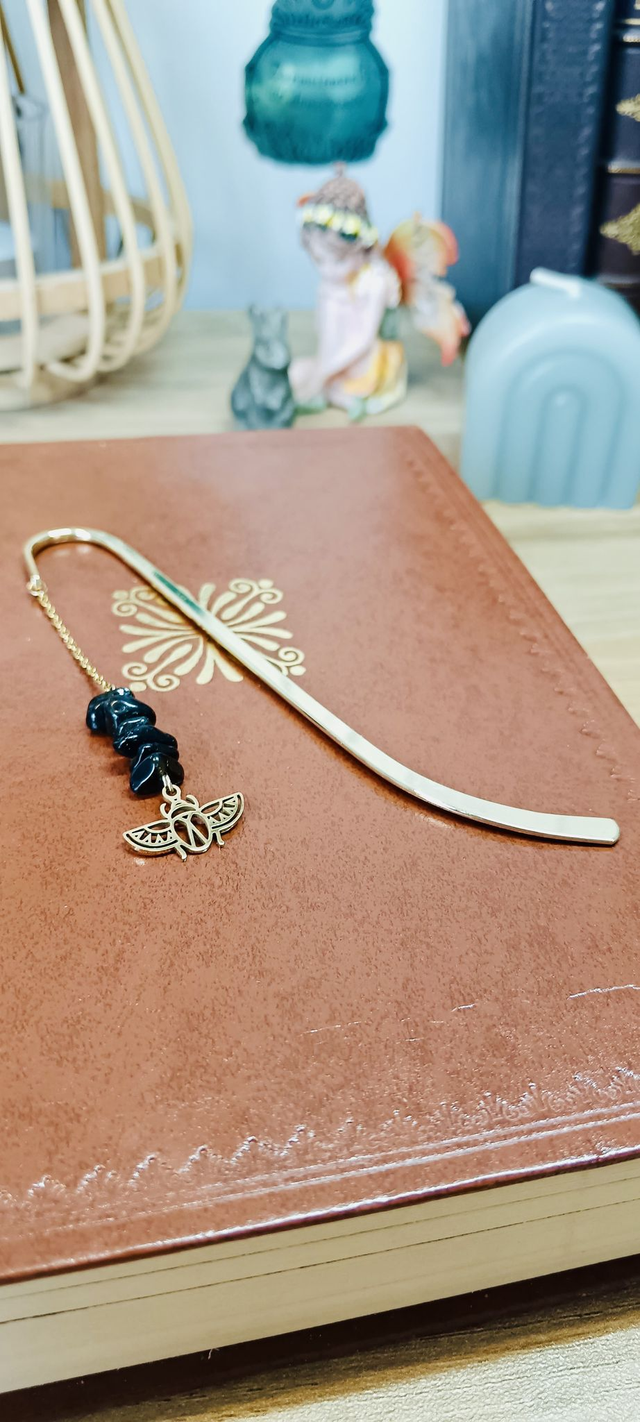 Marque page Scarabée doré - Collection d'été Eclats d'Ame