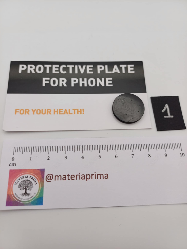 Shungite Plaque adhésive téléphone