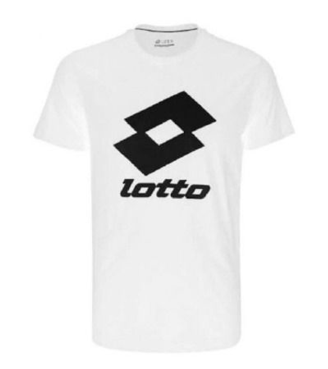 85548646 - LOTTO S-shirt mezza manica cotone stretch con stama icon anni 80