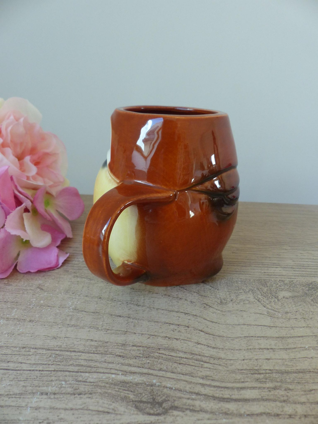 Ancien Mug Hibou en Céramique Goebel – Allemagne de l’Ouest | Tasse Vintage Années 60 – Pièce Rare de Collection