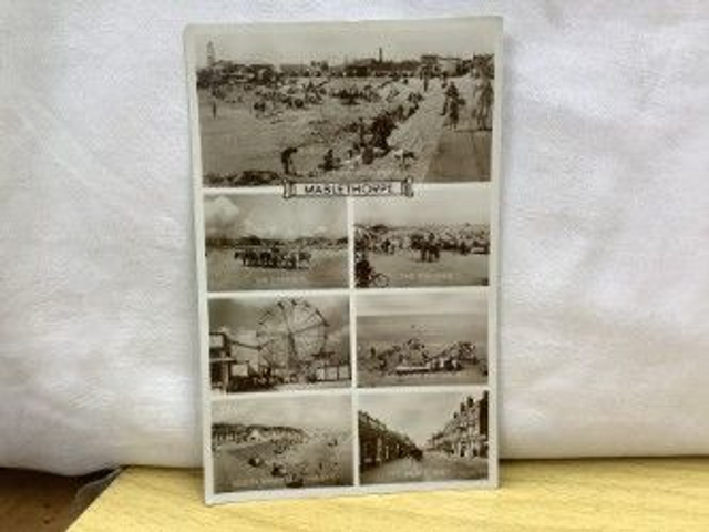 Mablethorpe. Lincolnshire, Multiview The Pullover etc Posted 1956 Valentine's vintage postcard. Our Ref No R487 £2.75