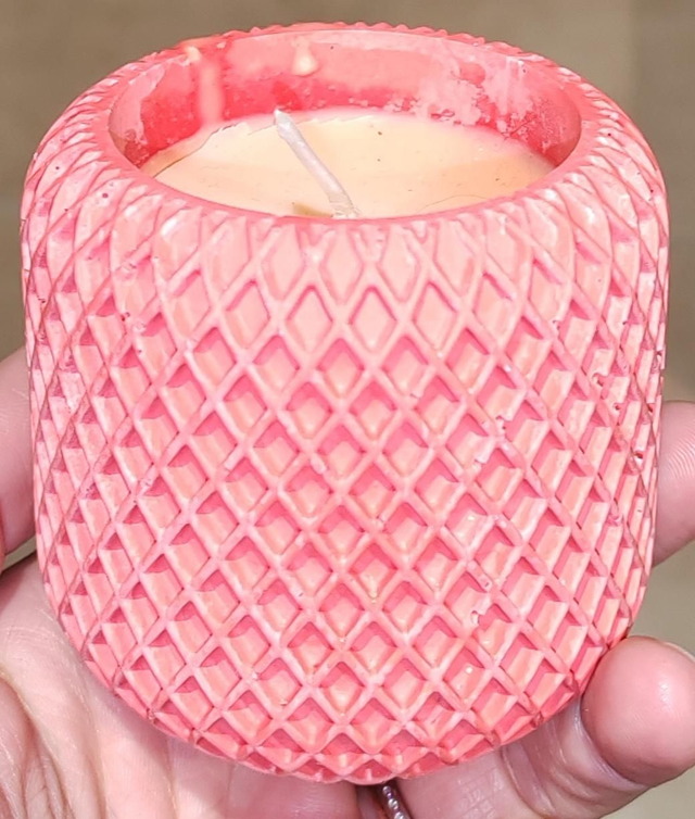 Pot jesmonite/bougie 