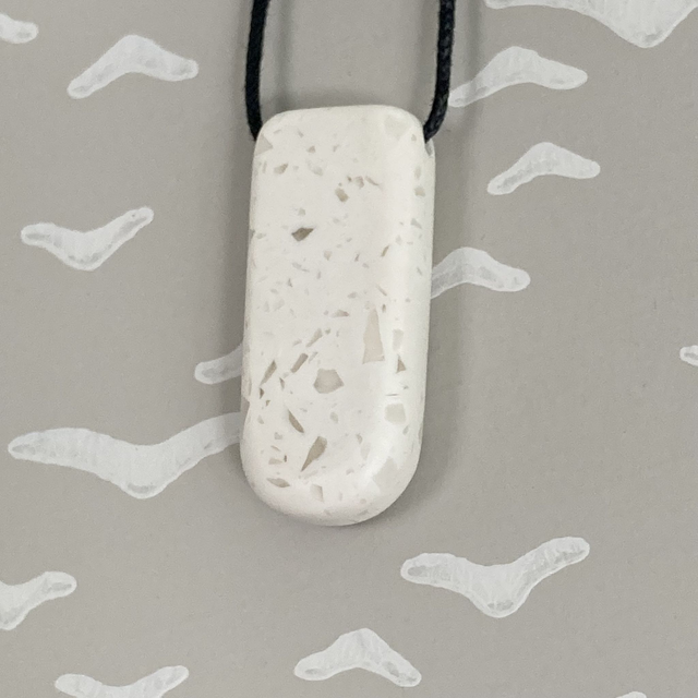 Acrylic - Rectangular copper pearl acrylic pendant with a round bottom - I was a kitchen worktop [046-0110]