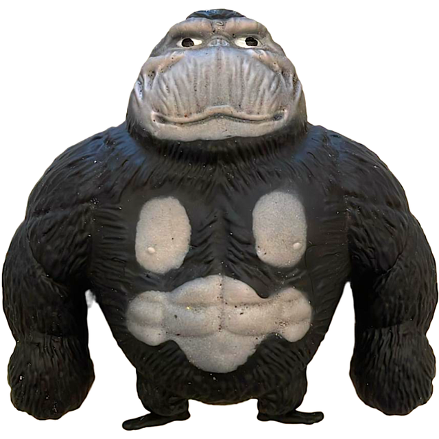 NoStresso Anti-Stress Gorilla zwart 13 cm