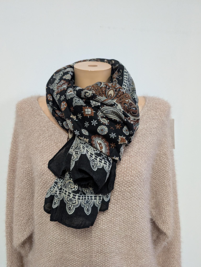 Foulard Rym noir 