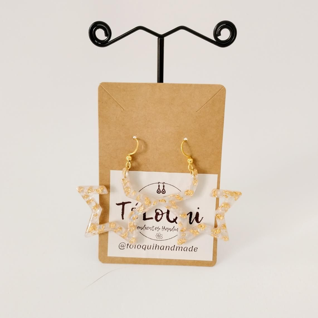 Pendientes Estrellas doradas