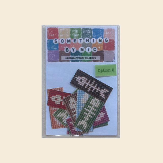 Fishbone Version 2 Mini Washi Sticker Pack