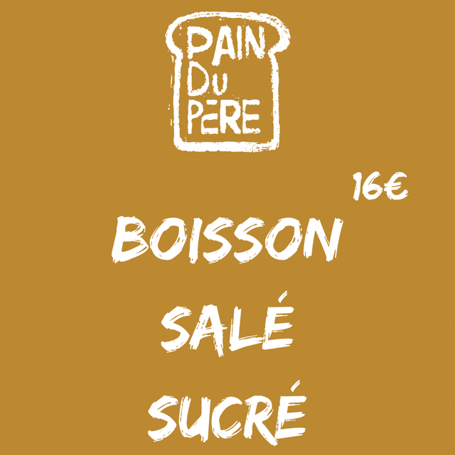 Formule - salé + sucré + boisson