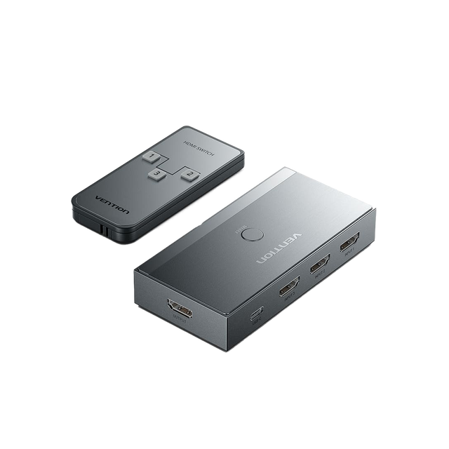 VENTION Adaptateur HDMI 3 Entrées 1 Sortie 8K (Gris)
