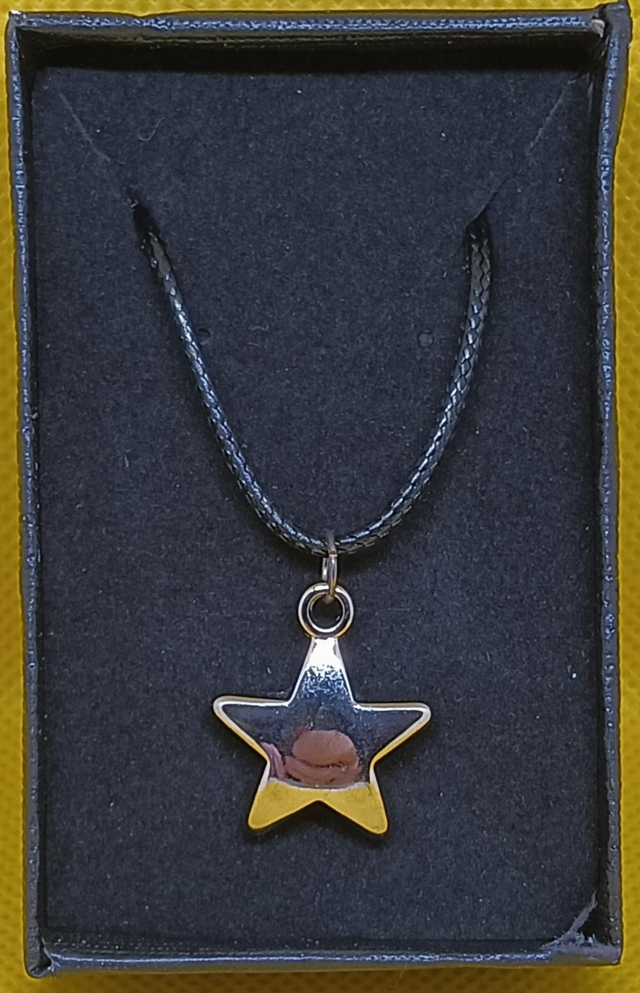 Tibetan Silver Star Pendant Necklace.
