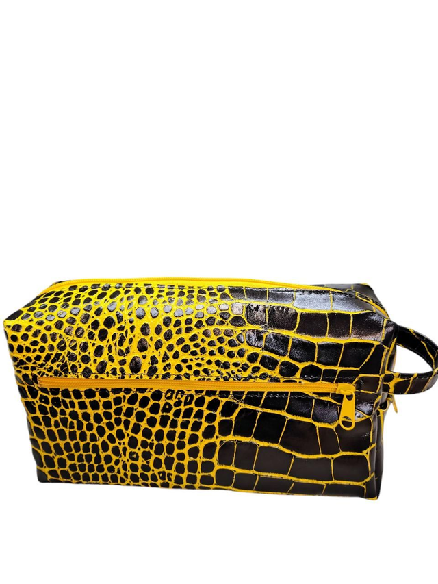 Trousse de toilette - noir/jaune 