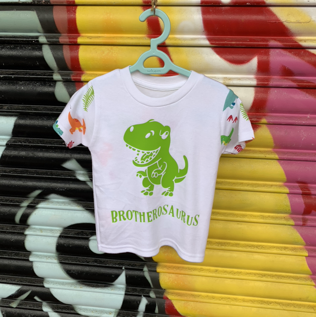 Dinosaur print childs shorts pyjama set