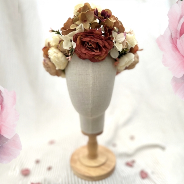 A-02 Faux Flower Crown