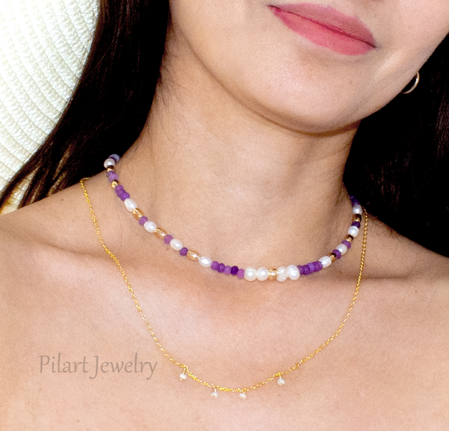 Collier Lilas