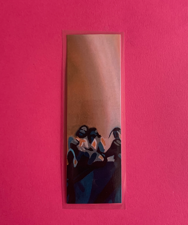 Marque page imprimé et plastifié - tirage d&#039;oeuvre &quot;Les copines&quot;