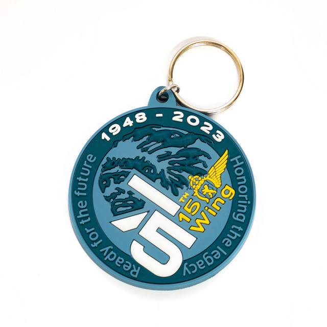 KEYCHAIN - 75 years 15th Wing (PVC)