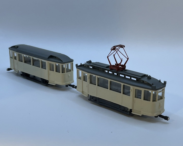 Straßenbahnzug T5 Kirnitzschtalbahn TTm 1:120 Motoriesiert