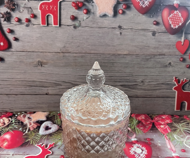 Glass Candle - Christmas Cookie