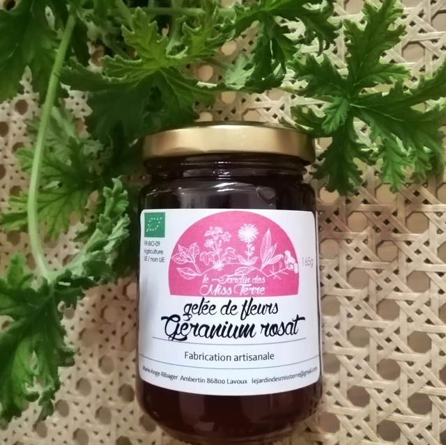 Gelée de géranium rosat 