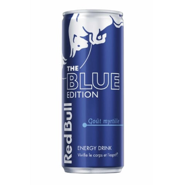Red Bull Blue Edition – Goût Myrtille – 250ml