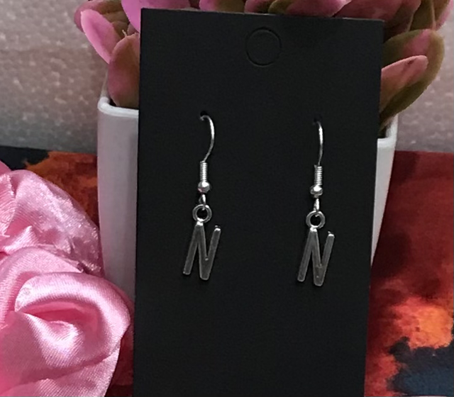 Silver Dangling Earrings- SDE-N