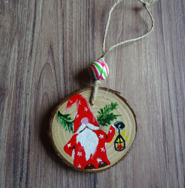 Mini peinture Gnome de Noël