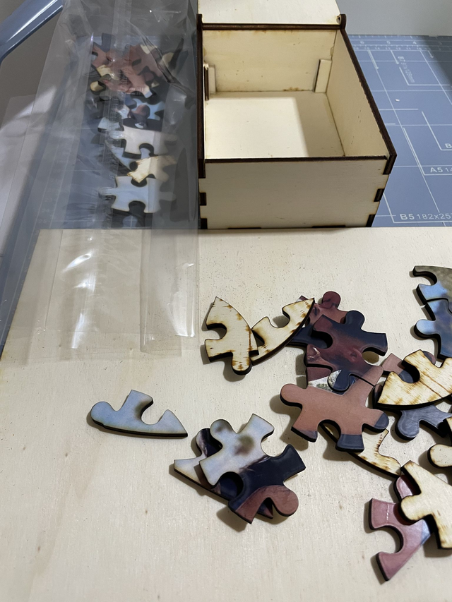 Puzzle con foto e dedica