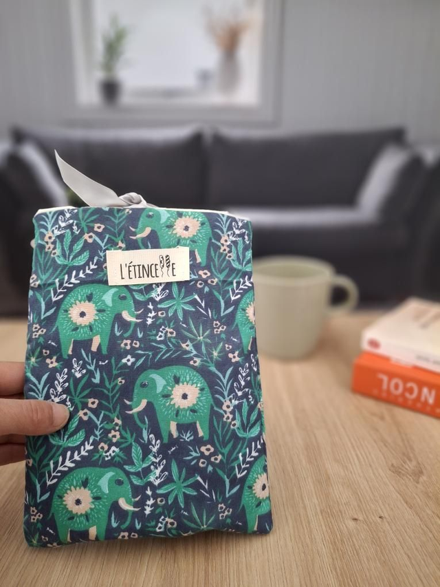 Pochette à livre - Eléphants