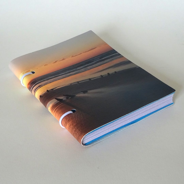 'Beach' Refillable travel journal - ca. A6