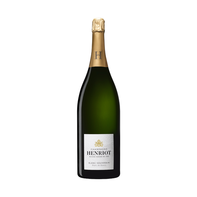 Blanc Souverain Blanc de Blancs Jeroboam 300cl Champagne Henriot Holzkiste Brut
