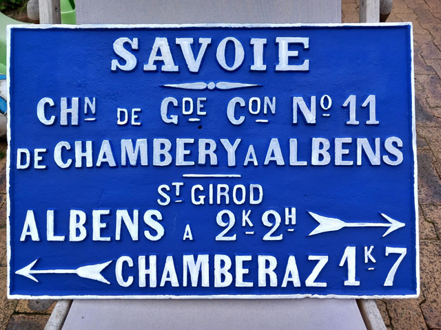 Plaque Savoie. Commune St Girod